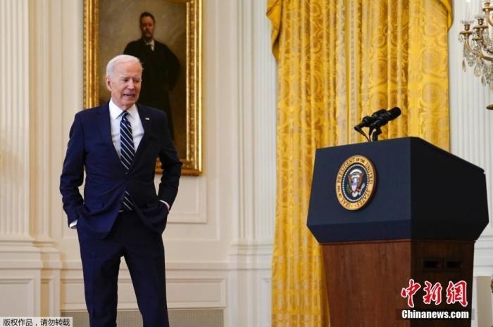 資料圖：美國(guó)總統(tǒng)拜登。