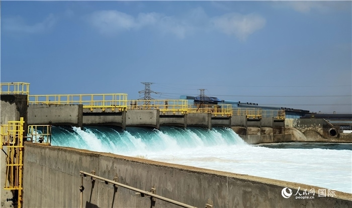 圖為取排水工程項(xiàng)目一景。人民網(wǎng)記者管克江攝