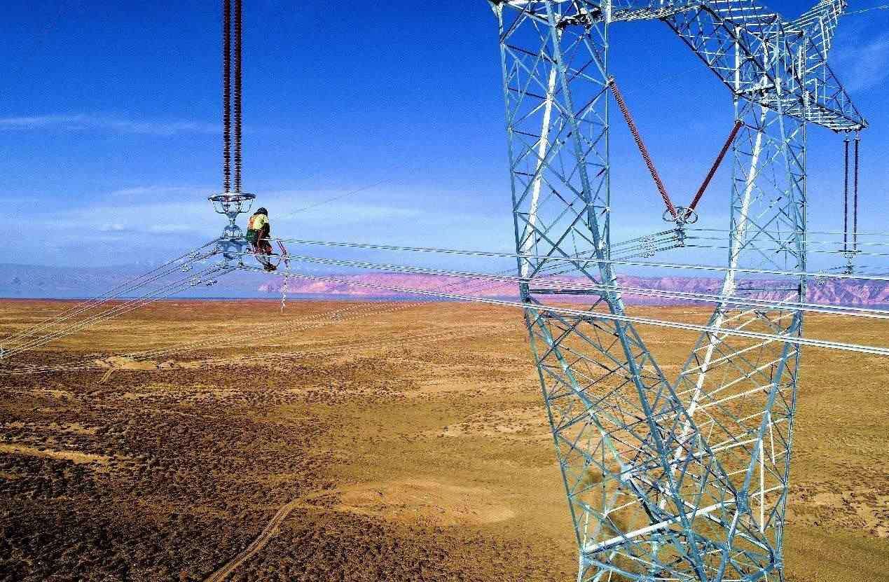 青豫直流。國網(wǎng)青海省電力公司供圖