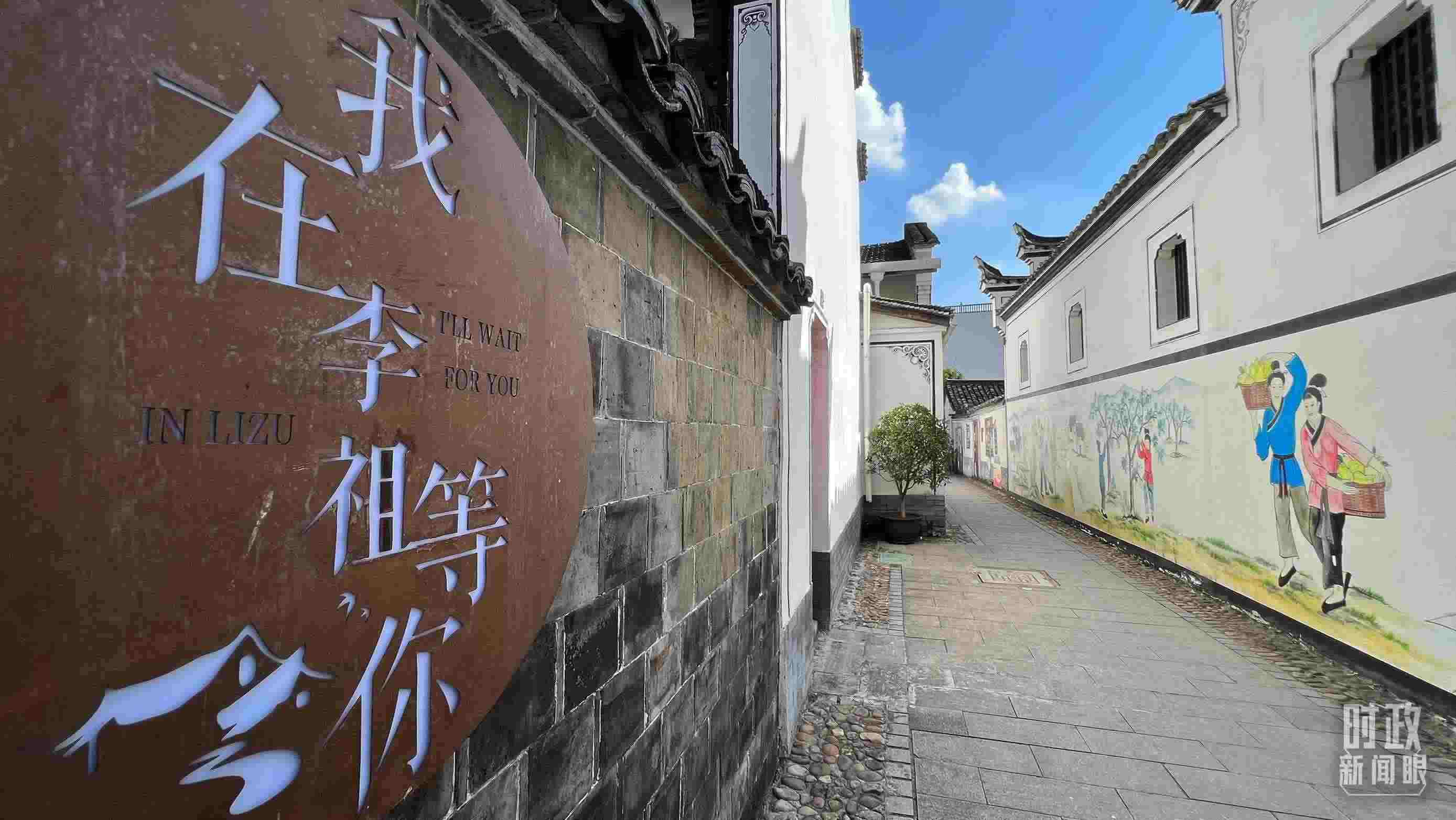 △村內(nèi)干凈整潔的小巷子。（總臺(tái)央視記者李煒拍攝）