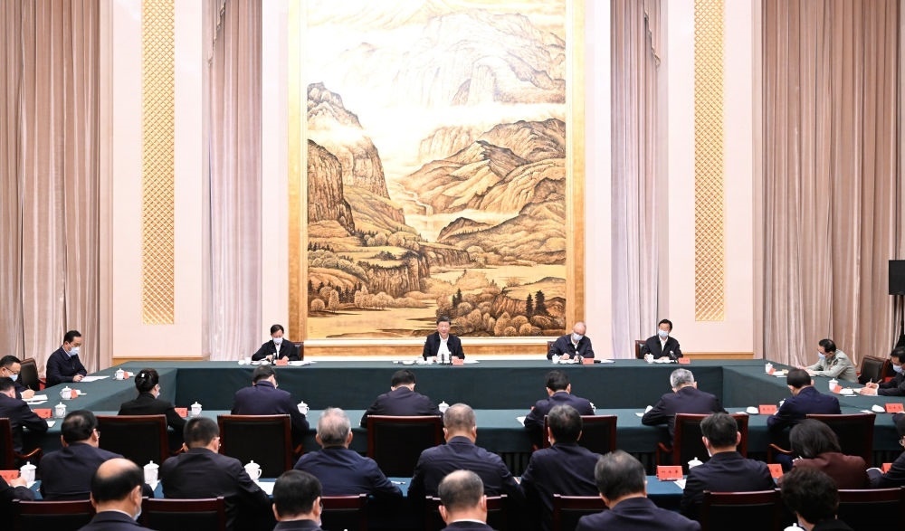  2023年5月17日上午，習(xí)近平在西安聽(tīng)取陜西省委和省政府工作匯報(bào)并發(fā)表重要講話。