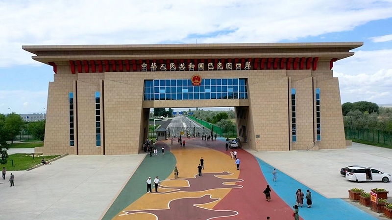 圖為塔城巴克圖口岸。塔城融媒體中心 張亭宇攝