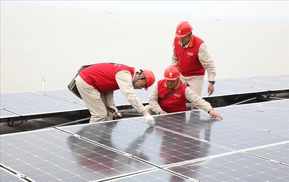 開山島微電網(wǎng)的投運(yùn)建設(shè)。受訪者供圖