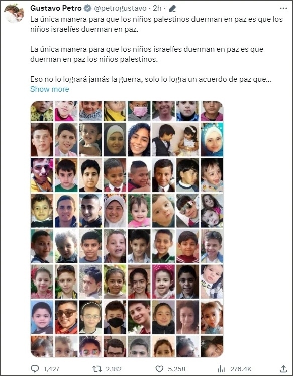 巴以爆發(fā)新沖突后，他再指西方“雙標(biāo)”