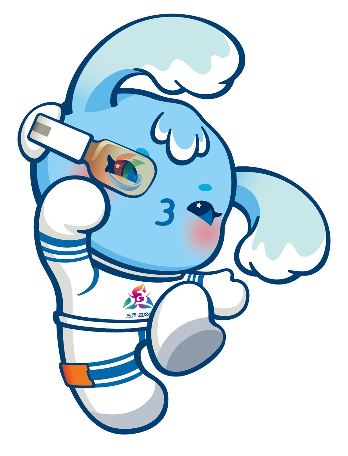 第十二屆全國少數(shù)民族傳統(tǒng)體育運(yùn)動會吉祥物“吉貝”。第十二屆全國少數(shù)民族傳統(tǒng)體育運(yùn)動會組委會供圖