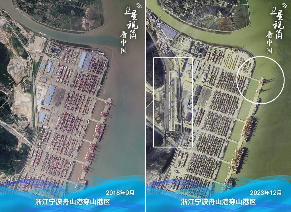 浙江寧波舟山港穿山港區(qū)新建1個(gè)泊位及鐵路穿山港站。