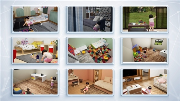 通用智能人“通通”可以自主應對多變的場景。受訪者供圖