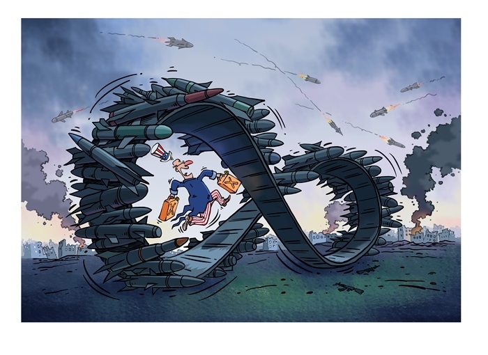 漫畫作者：馬宏亮（人民網(wǎng)版權(quán)圖片，未經(jīng)授權(quán)請(qǐng)勿轉(zhuǎn)載。）